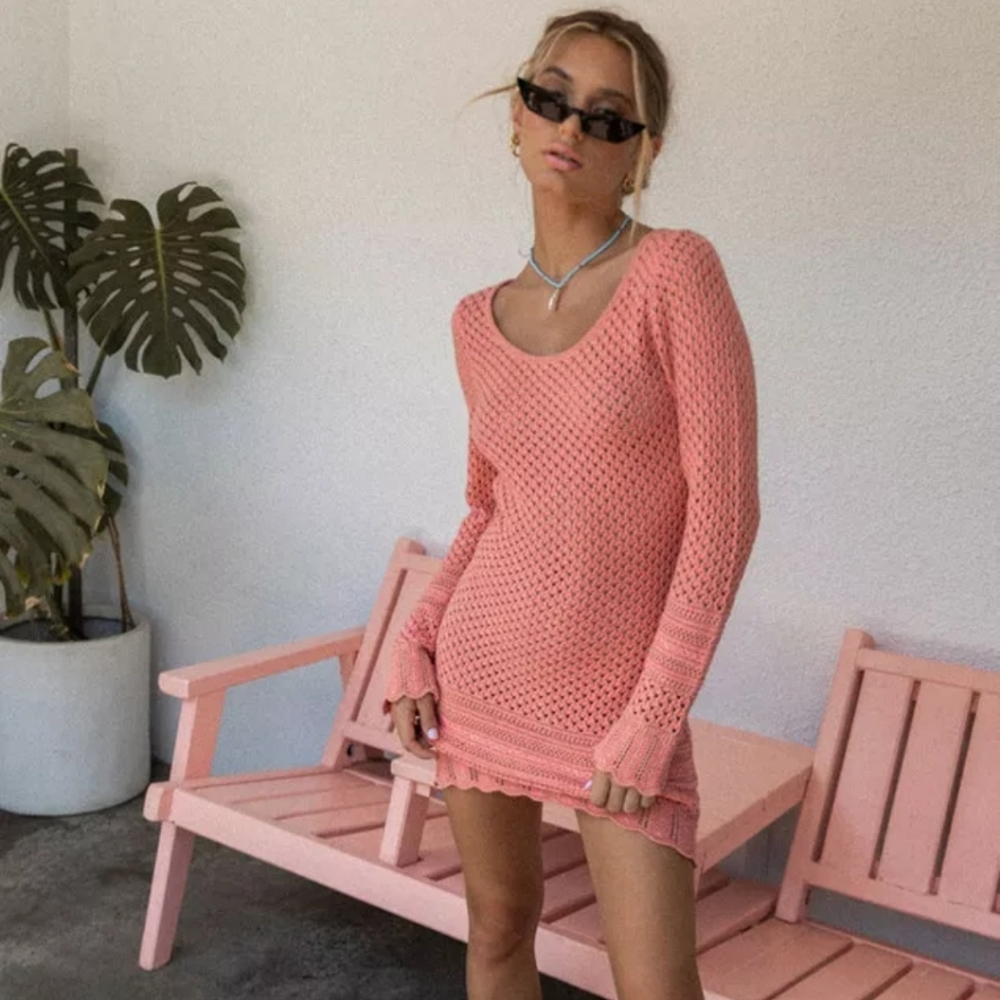 NWT Spell Atlantic crochet mini size Small